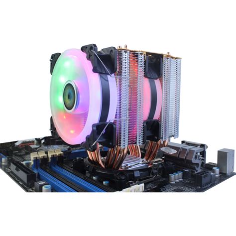 1 Ventilateur 3 Broches LGA Intel AMD Dissipateur Thermique RGB