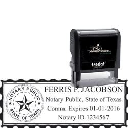 Texas Trodat Notary Stamp