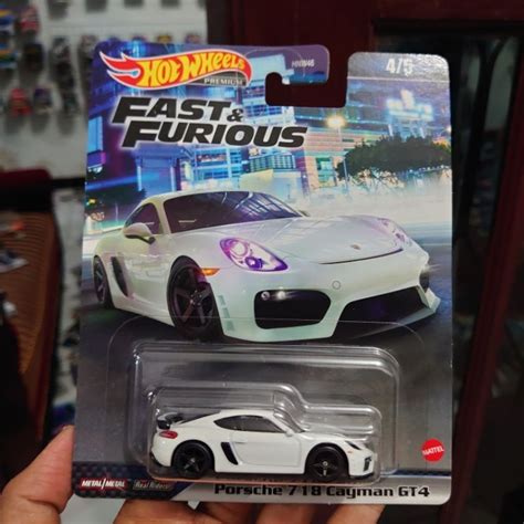 Jual Hot Wheels Porsche 718 Cayman GT4 Fast And Furious Shopee Indonesia