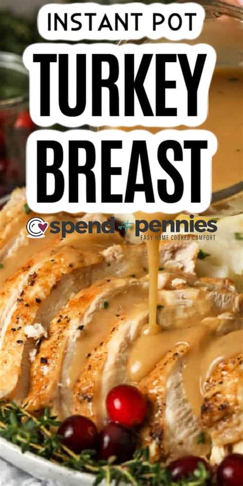 Instant Pot Turkey Breast With Gravy Cartizzle