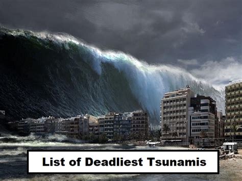 Effects Of Tsunamis