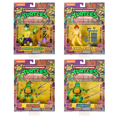 Playmates Toys Teenage Mutant Ninja Turtles Classic Adventure Heroes Collection