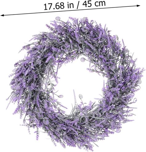 Aboofan Adornos Navide Os Para Exteriores Coronas De Lavanda Para