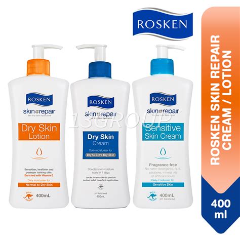 Rosken Skin Repair Dry Skin Cream Lotion Sensitive Ml Ml Shopee