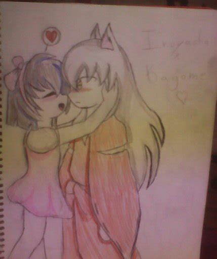 Mi Dibujo De Inuyasha X Kagome Versi N Ni Os Inuyasha Amino Amino