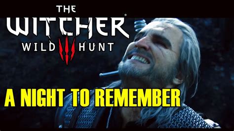 The Witcher Wild Hunt Cinematic Promo Trailer A Night To Remember