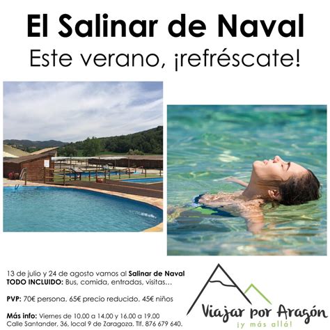 El Salinar de Naval todo incluido Viajar por Aragón Excursiones