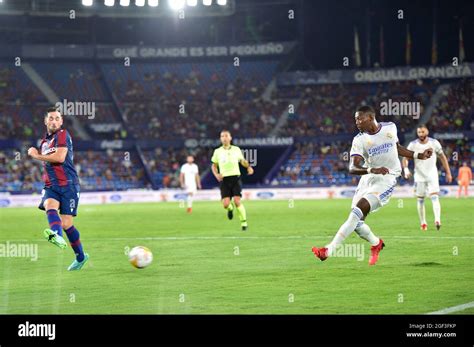 Valencia Spain 22nd Aug 2021 David Alaba Of Real Madrid In Action