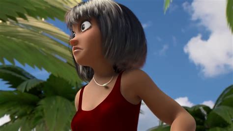 Nude Cartoons Girl On The Beach Una Chica En La Playa