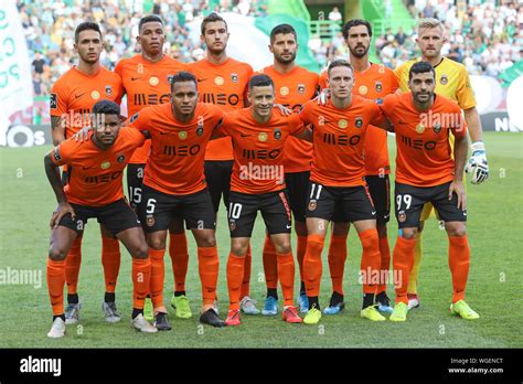 Lineup Of The Rio Ave Fc Team During The League Nos Football