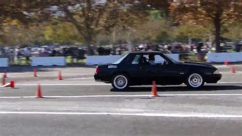 Fox Body Mustang Autocross The Smog Legal Killer Spin And A Little Drift