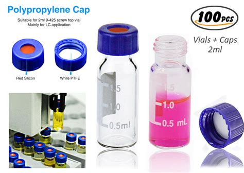 Hplc Screw Vials With Insert Cap And Septum Lab Vials Manufacturer