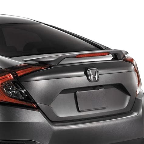 T I Honda Civic Sedan Factory Style Rear Spoiler With Light