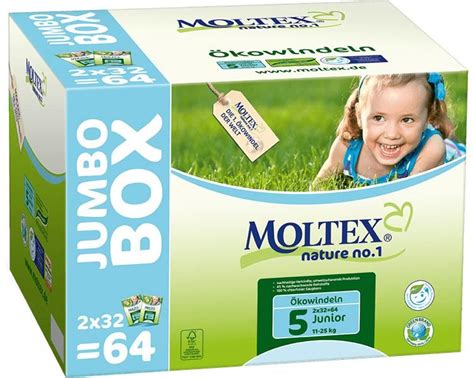 Moltex Nature No Junior Szt Kg Jumbo Box Pieluchy