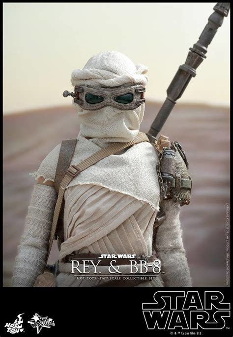 Hot Toys MMS337 星際大戰七部曲原力覺醒Rey BB 8 組合包1 6 比例人偶作品