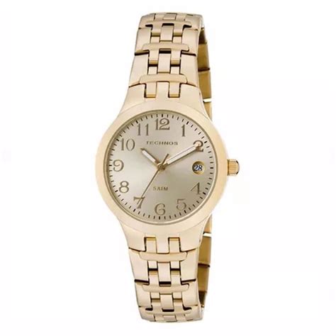 Reloj Pulsera Technos Elegance Boutique De Cuerpo Color Dorado Para