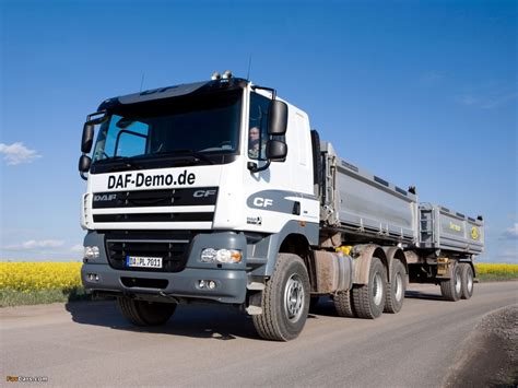 Daf Cf85460 6x4 Fat Sleeper Cab Meiller Kipper 200613 Images 1280x960