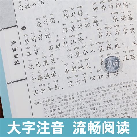 尚雅国学经典第一辑全套10册大字注音版全本声律启蒙笠翁对韵三字经百家姓千字文弟子规增广贤文唐诗三百首孙子千家诗幼学琼林书籍 虎窝淘