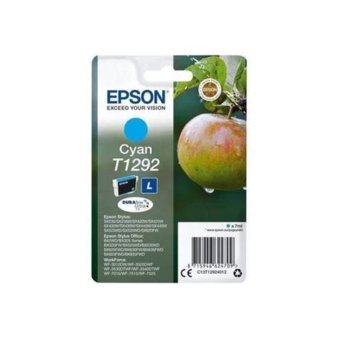 Epson Cartouche D Encre T Cyan Pomme C T Cdiscount