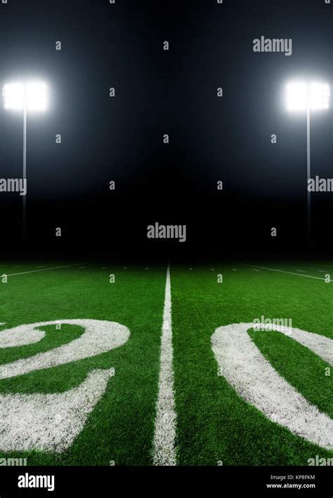 Football Field Lights Photography