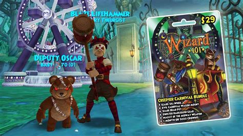 Wizard101 NEW HALLOWEEN BUNDLE Creepier Carnival Bundle YouTube