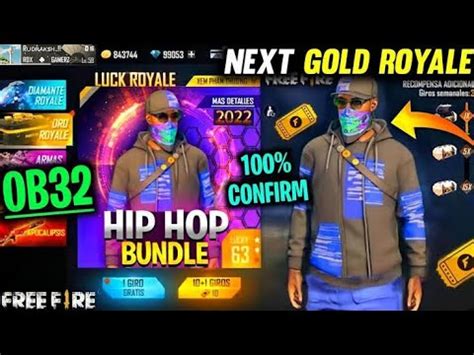 Free Fire New Gold Royal Bundle In Free Fire Garena Video Coming