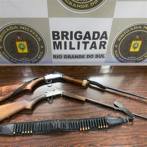 Brigada Militar Prende Homem Por Posse Irregular De Arma De Fogo Em