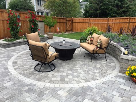 Round Paver Patio With Fire Pit Kit - amarelogiallo