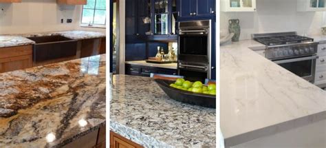 granite, quartz and quartzite materials for kitchen countertops Quartz ...