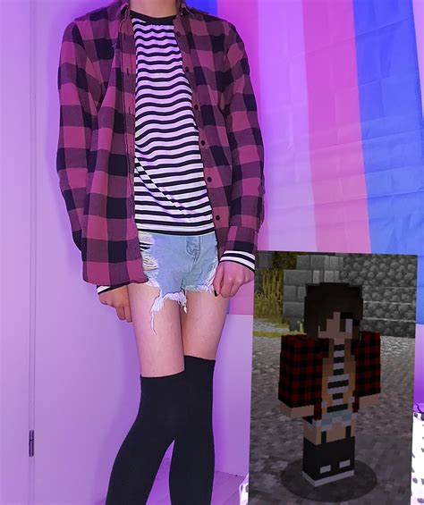 Cosplayed As My Minecraft Skin Although I Dont Have Long Hair Yet