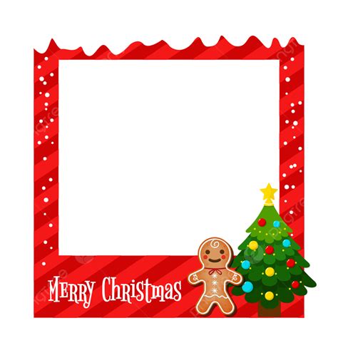 Red Christmas Photo Frames Christmas Winter Photocall Png And Vector