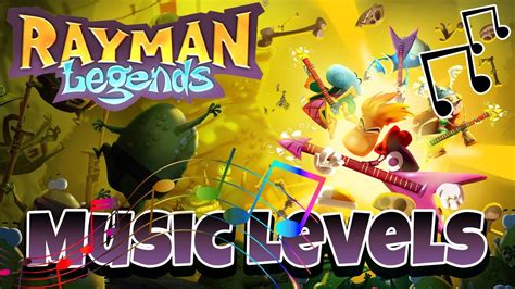 Rayman Legends All Music Levels Normal Bits Youtube