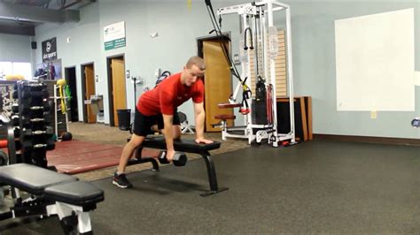 Precision Fitness 1 Arm Db Row Youtube