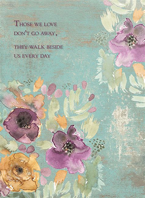 Blue Watercolor Sympathy Card Carte Calypso | Jenny K.