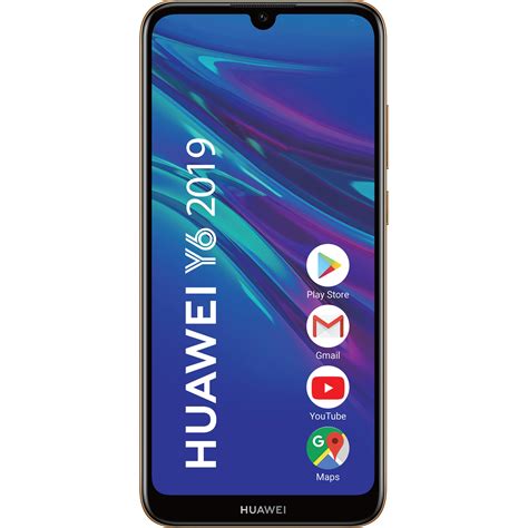 Смартфон Huawei Y6 2019, Dual SIM, 32GB, 4G, Amber Brown - eMAG.bg