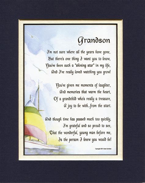 Grandson Birthday Verses Poems - Get More Anythink's