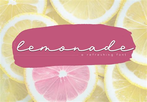 Lemonade Font By Ka Designs · Creative Fabrica Handwritten Script