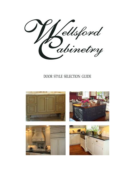 Wellsford Cabinetry Door Manual V3 Print PDF