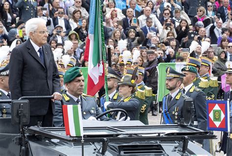 Il Presidente Della Repubblica Alla Cerimonia Di Giuramento Degli