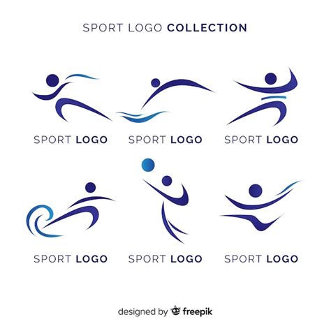 Free Vector | Modern sport logo collection