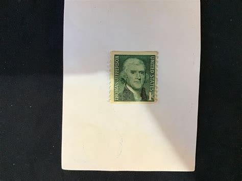 Mavin Thomas Jefferson 1 Cent Green Stamp