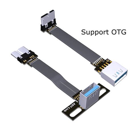 Ffc Micro Usb 30 Type A Fpv Slim Thin Flat Soft Flexible Fpc Otg Charge Cable For Fpv Brushless