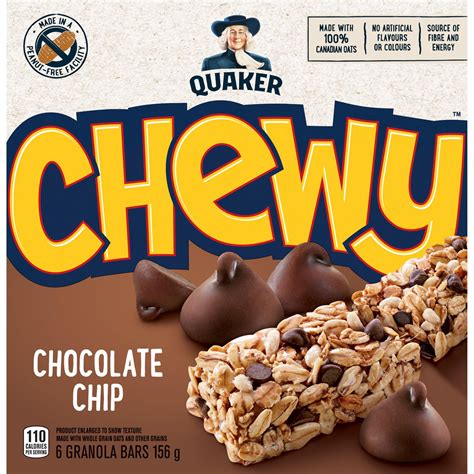 Quaker Chewy Chocolate Chip Peanut Free Granola Bars Walmart Canada