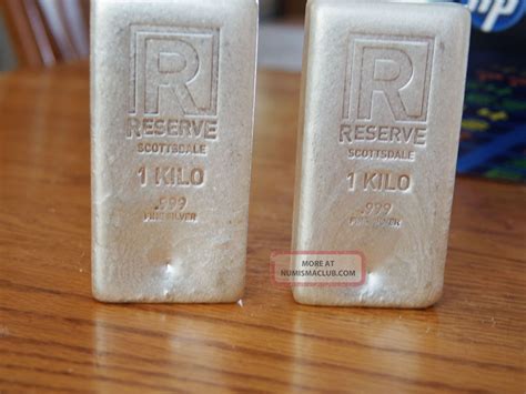 Kilo Cast Silver Bar Scottsdale Reserve