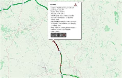 M6 Traffic News As Crash Closes Motorway Southbound Causing Long Delays