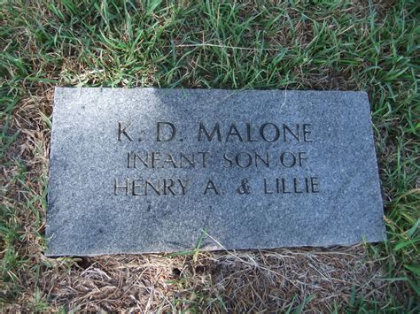 K D Malone Find A Grave Memorial