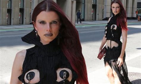 Julia Fox Turns Heads In Nipple Tassels With Crucifix Charms And An