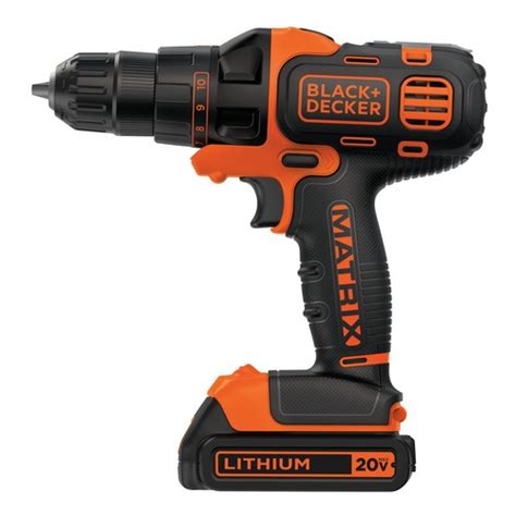 MATRIX 20V MAX Lithium Drill Driver BDCDMT120C BLACK DECKER BLACK