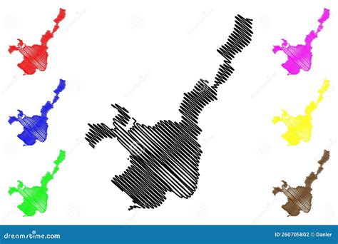 Sketch Map Of Ishigaki Cartoon Vector Cartoondealer