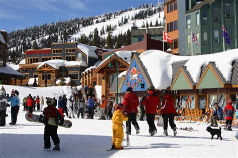 Big White Ski Resort Village Kelowna British Columbia Canada Photo